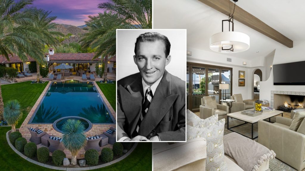 Bekas rumah oasis gurun California milik Bing Crosby dipasarkan seharga ,5 juta