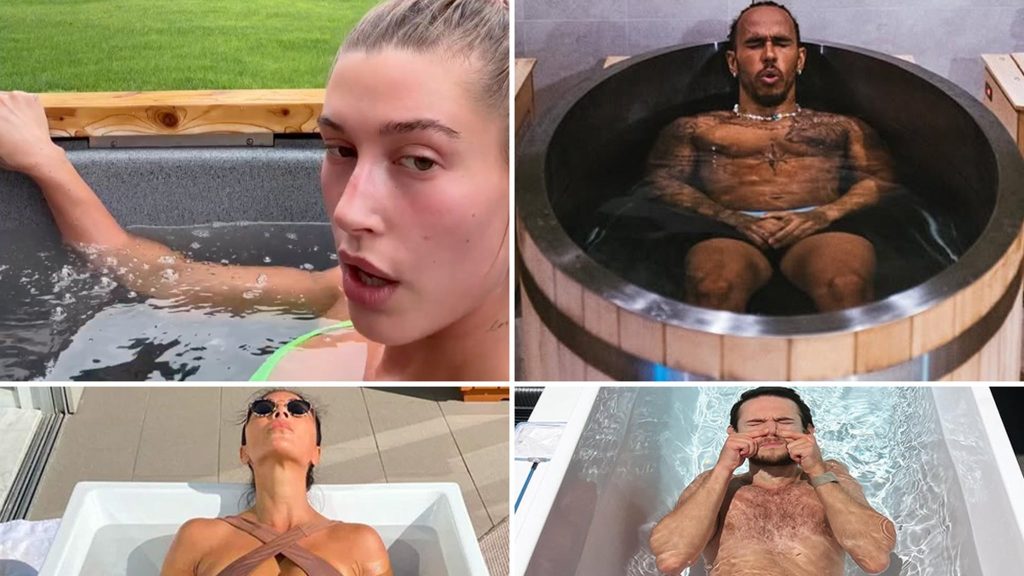 Hailey Bieber, Lebih Banyak Selebriti Hot Menenangkan Diri Dengan Terjun Dingin