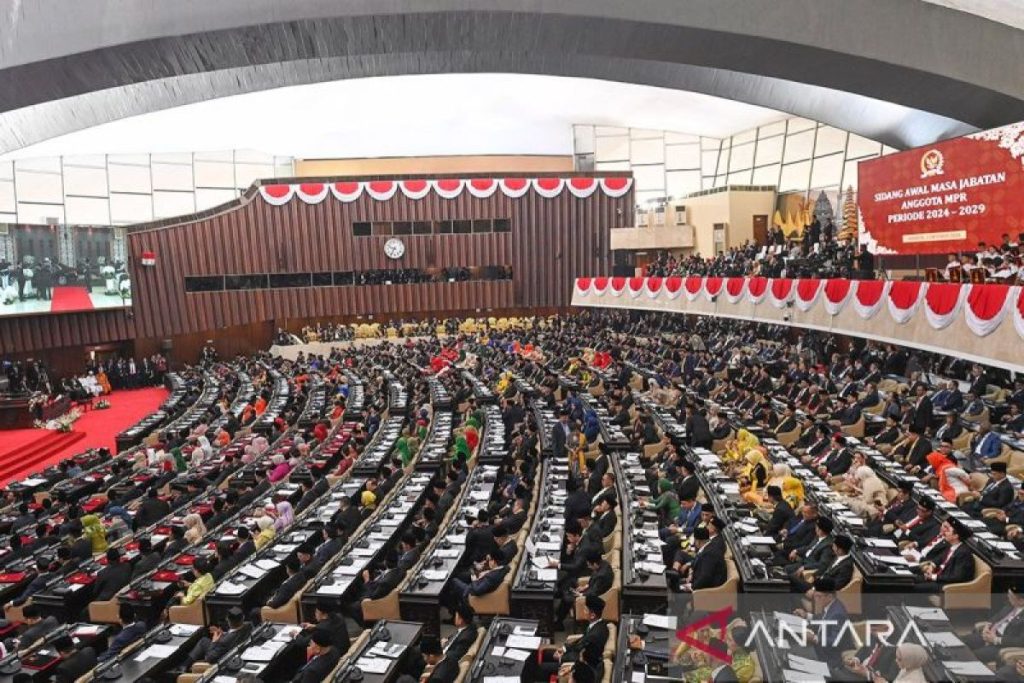 Indonesia melantik 732 anggota MPR masa jabatan 2024-2029