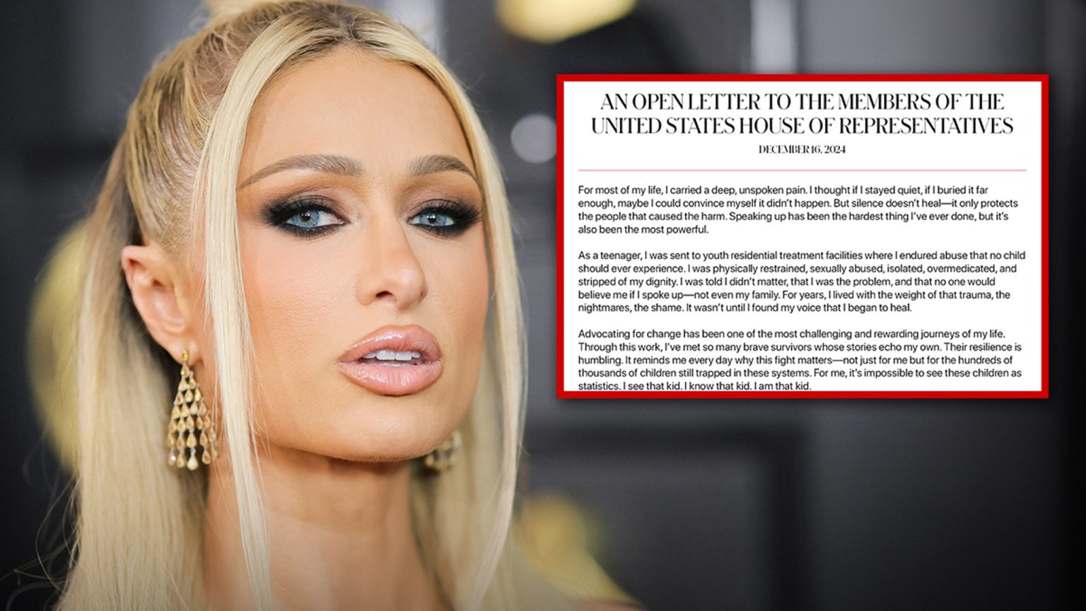 Paris Hilton Menuju ke Capitol Hill untuk Meloloskan RUU ‘Hentikan Pelecehan Anak’