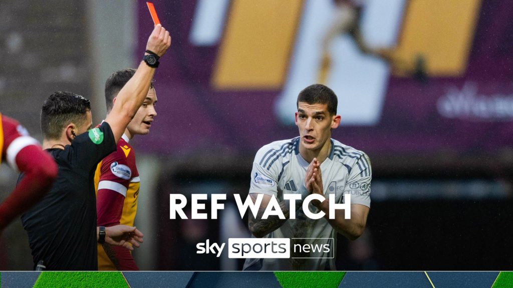 Ref Watch: Apakah Rubezic Aberdeen layak mendapat kartu merah setelah bentrokan Watt?