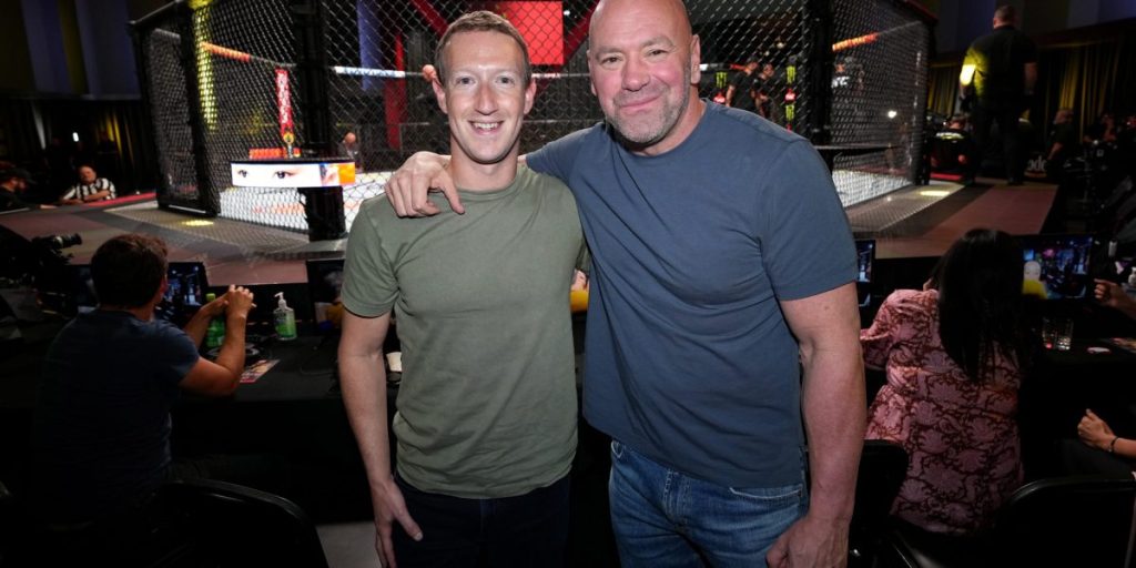 Zuckerberg dari Meta menambahkan Dana White dari UFC, dan dua orang lainnya untuk bergabung