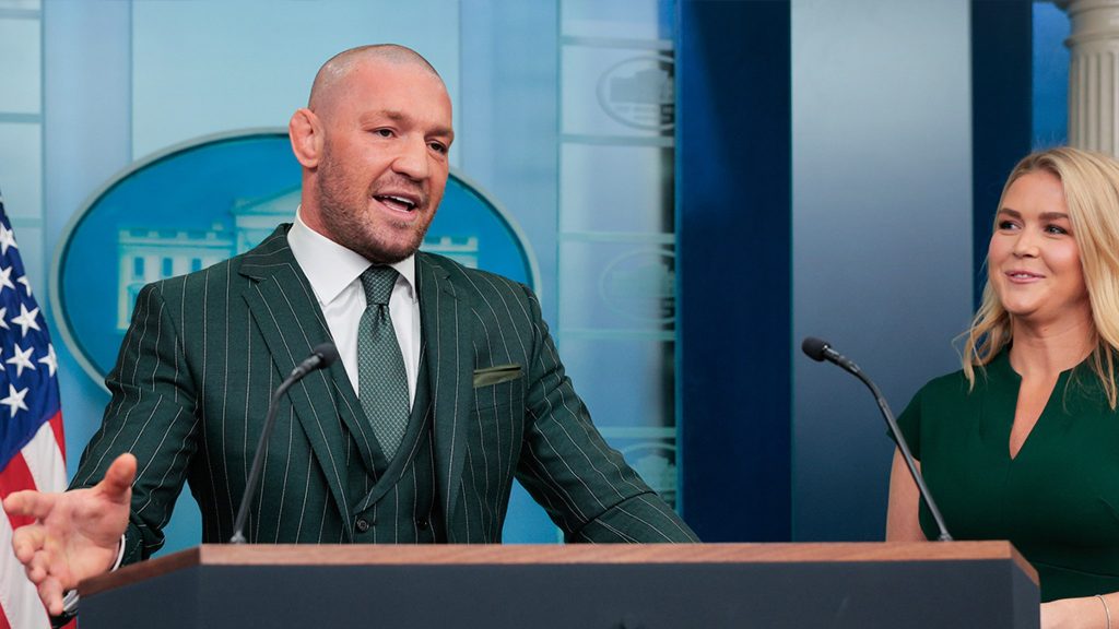 Conor McGregor mengunjungi Gedung Putih untuk Pesta Hari St. Patrick Donald Trump