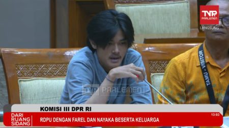 Farel Cerita Di Depan Komisi III DPR ingin Jual Ginjal Tutkas Bebas Ibunya Yang Ditahan Polisi