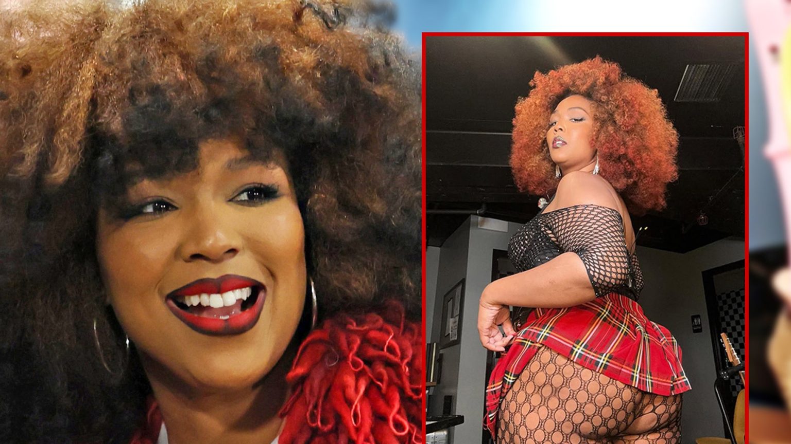 Lizzo memamerkan penurunan berat badan pada jala di foto IG seksi