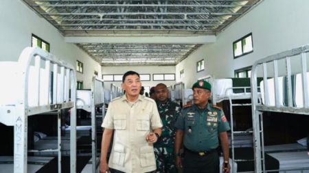 Menhan Sjafrie Soroti Rindam Pattimura Ambon Harus Diperbaiki Fasilitasnya