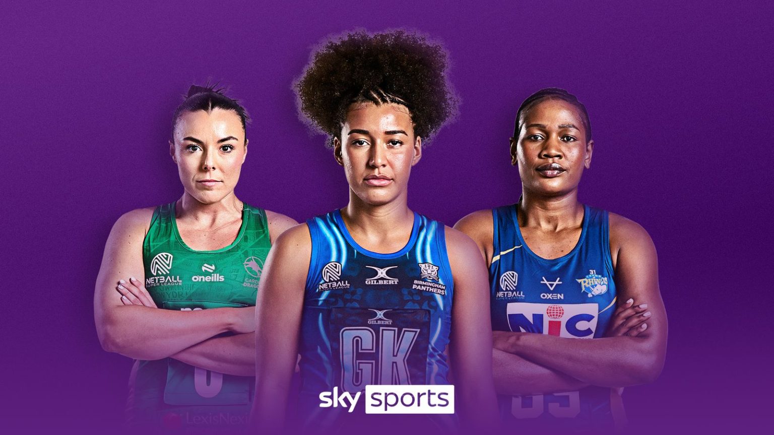 Netball Super League: Aliran gratis Panthers vs Thunder / Forest vs Dragons