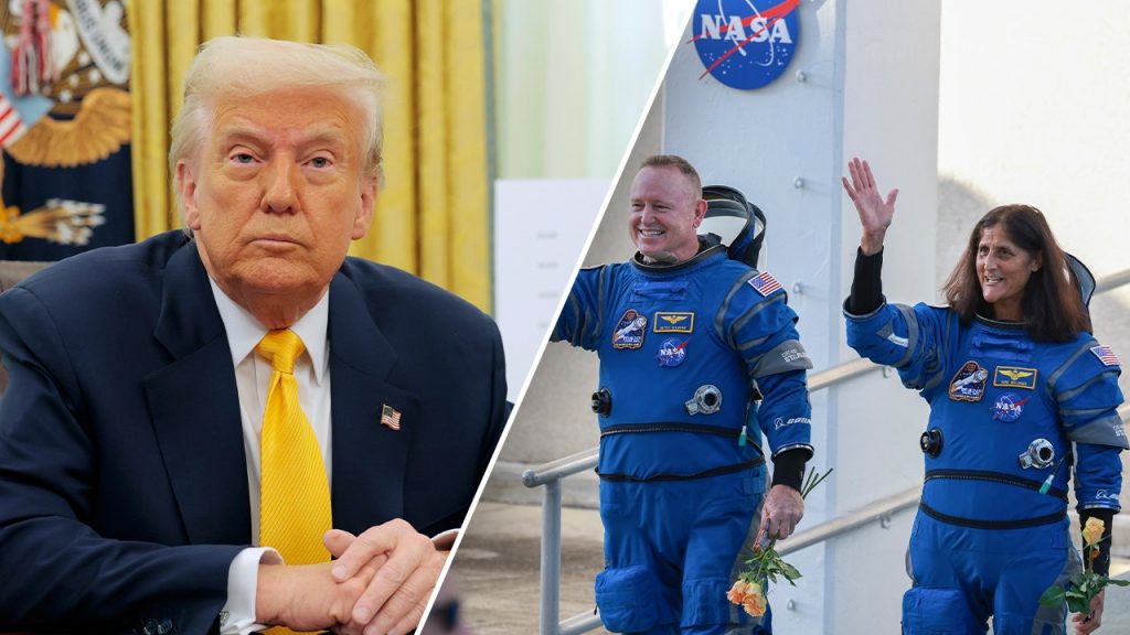 Trump menyarankan dia akan membayar PL untuk astronot yang dikembalikan